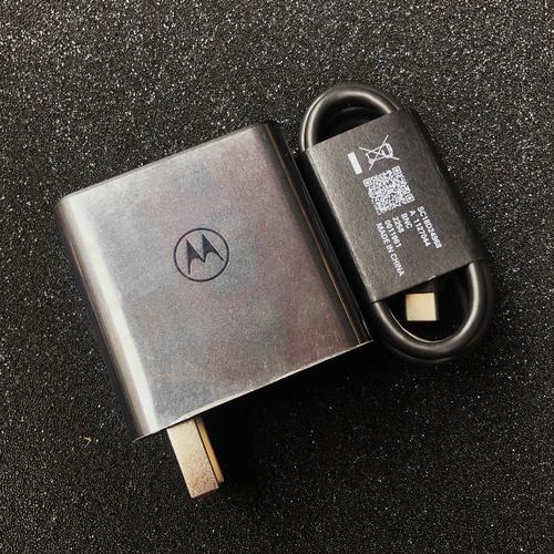 moto摩托罗拉x40原装充电器125w快充正品xt2301原厂xt2201数据线